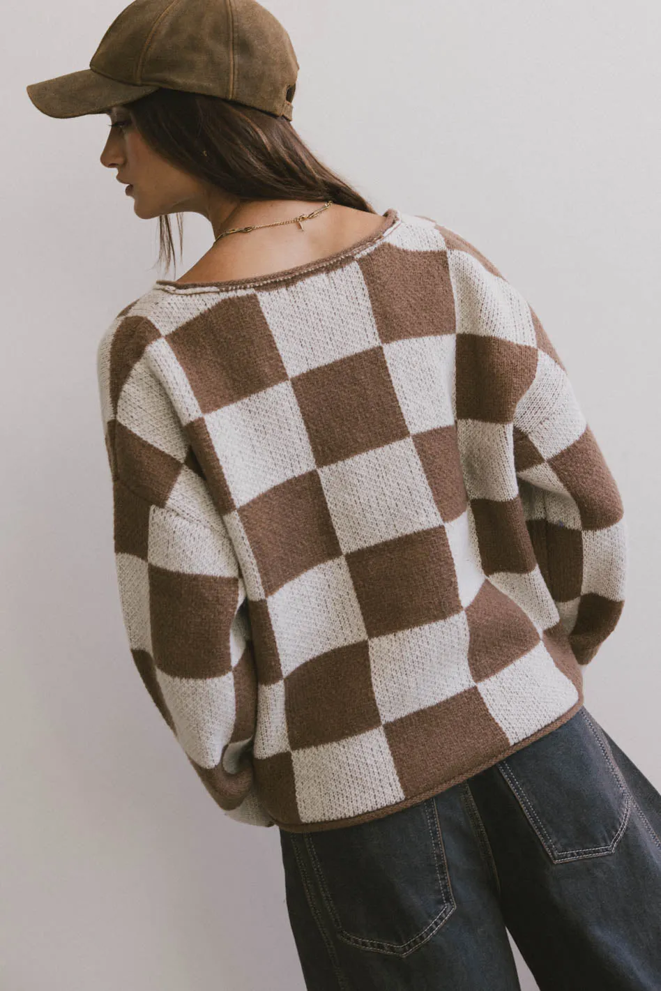 Tucker Checkered Sweater