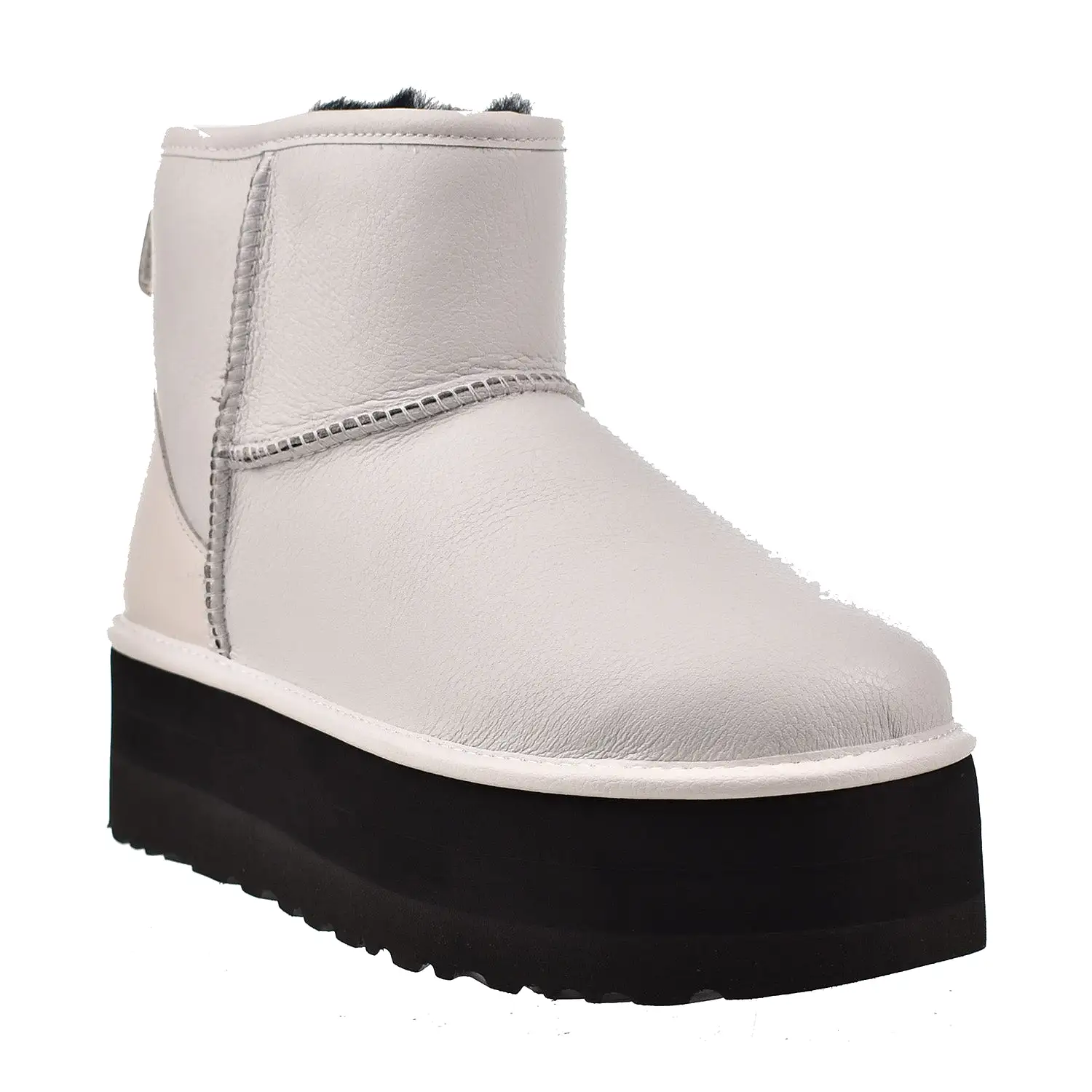 UGG Classic Mini Platform Matte Women's Boots Ultra Matte White