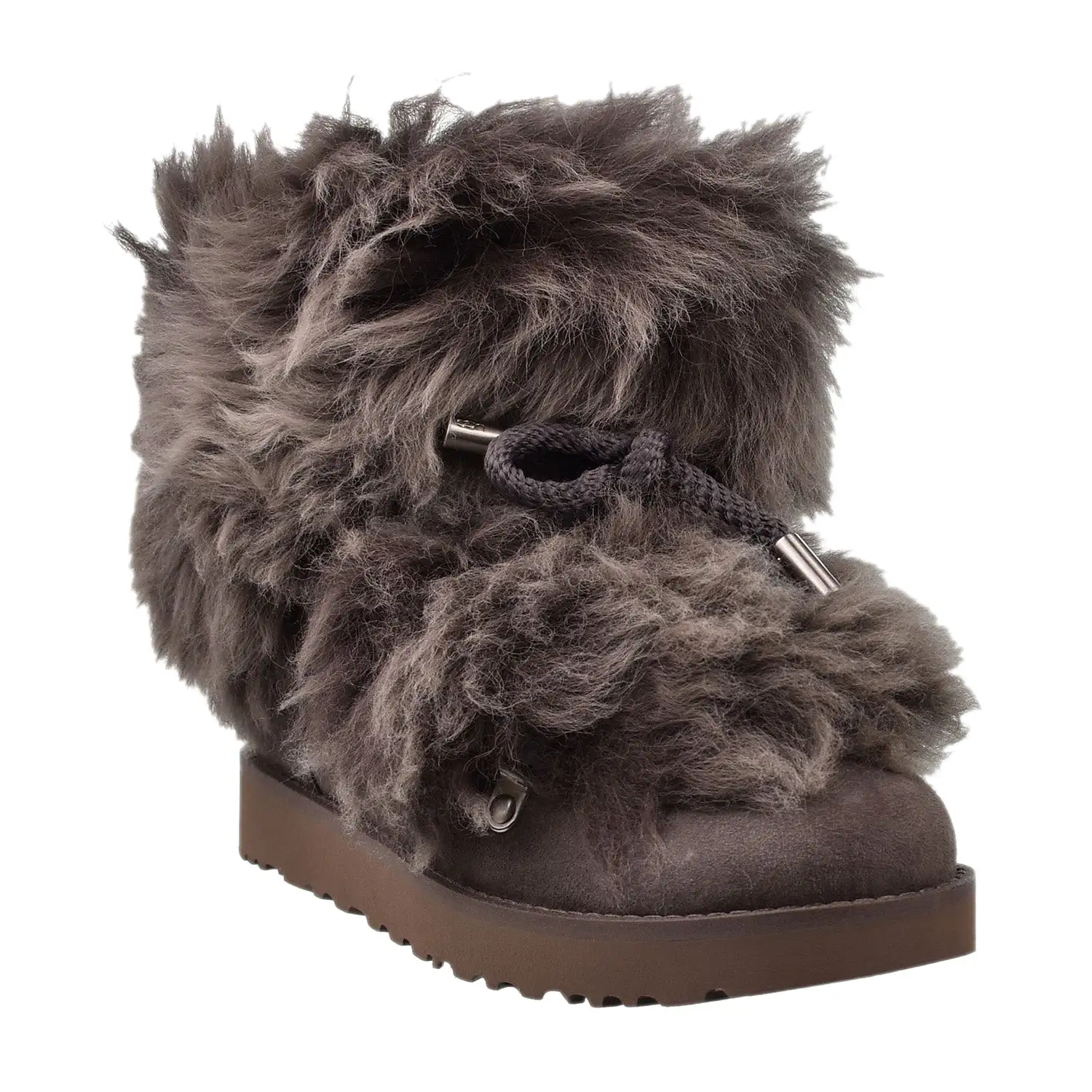 UGG Classic Posh Mini Fur Women's Boots Grey