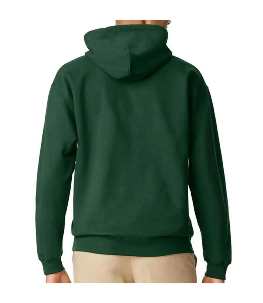 Unisex softstyle midweight hoodie forest green Gildan