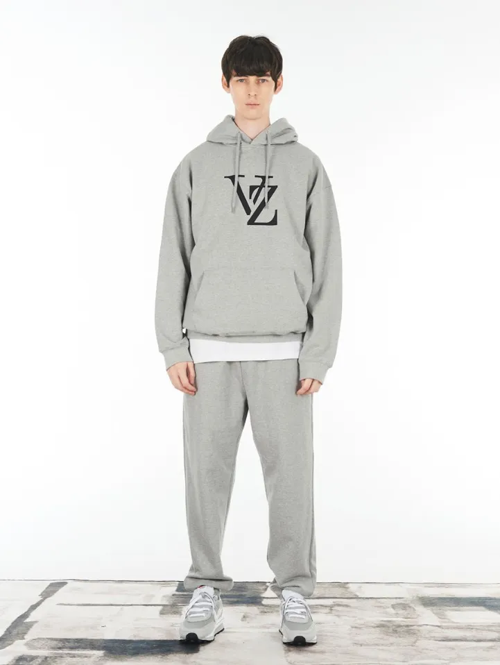 VARZAR  |Unisex Street Style Long Sleeves Cotton Logo Hoodies