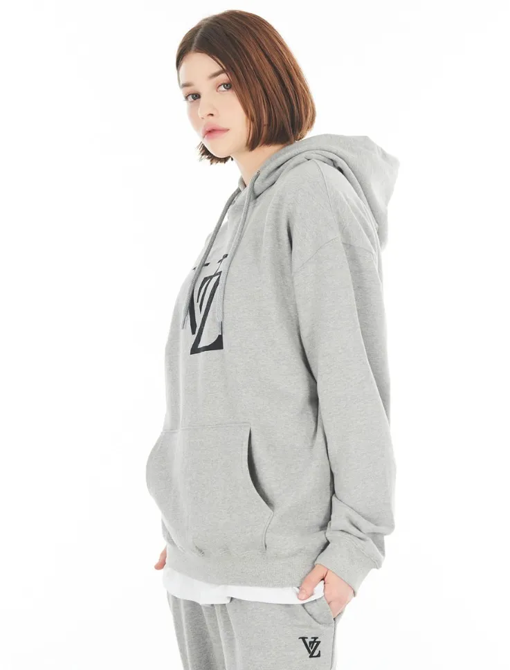 VARZAR  |Unisex Street Style Long Sleeves Cotton Logo Hoodies