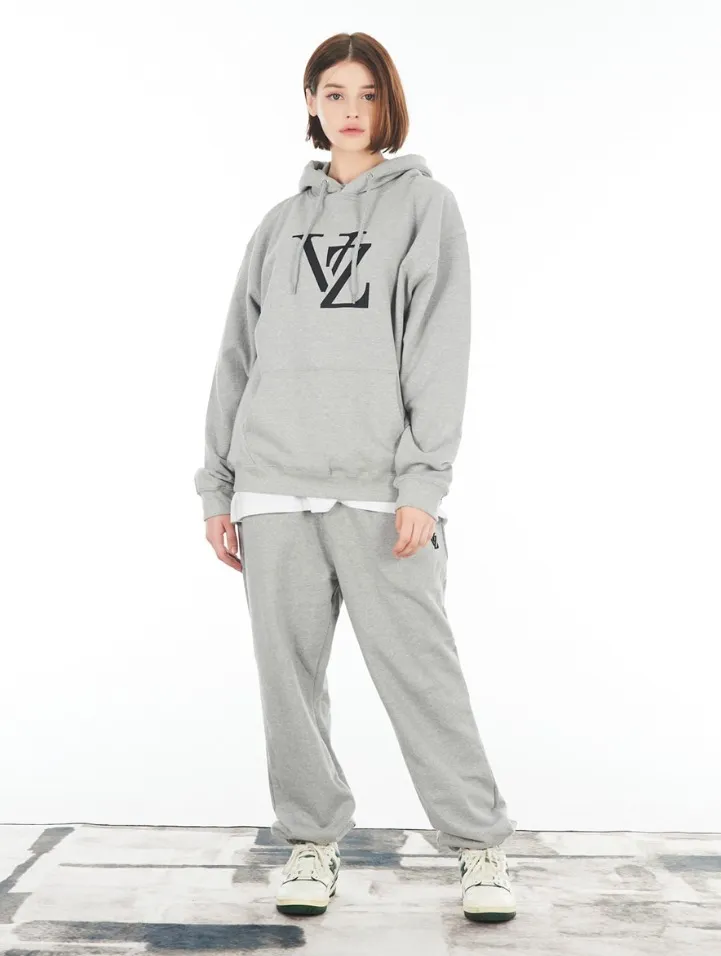 VARZAR  |Unisex Street Style Long Sleeves Cotton Logo Hoodies