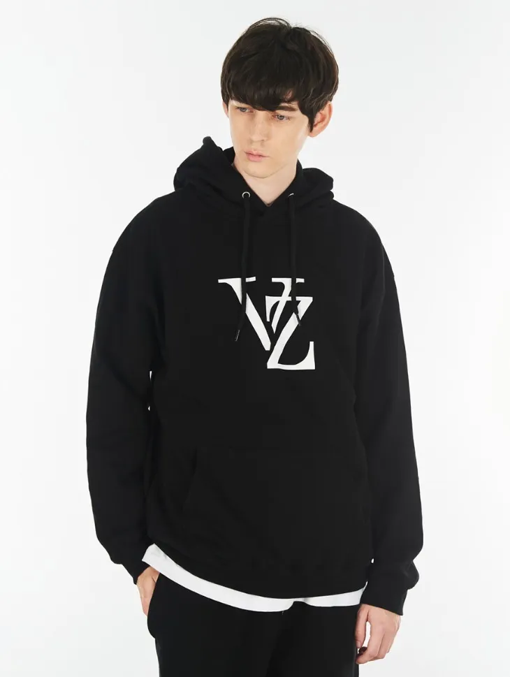 VARZAR  |Unisex Street Style Long Sleeves Cotton Logo Hoodies