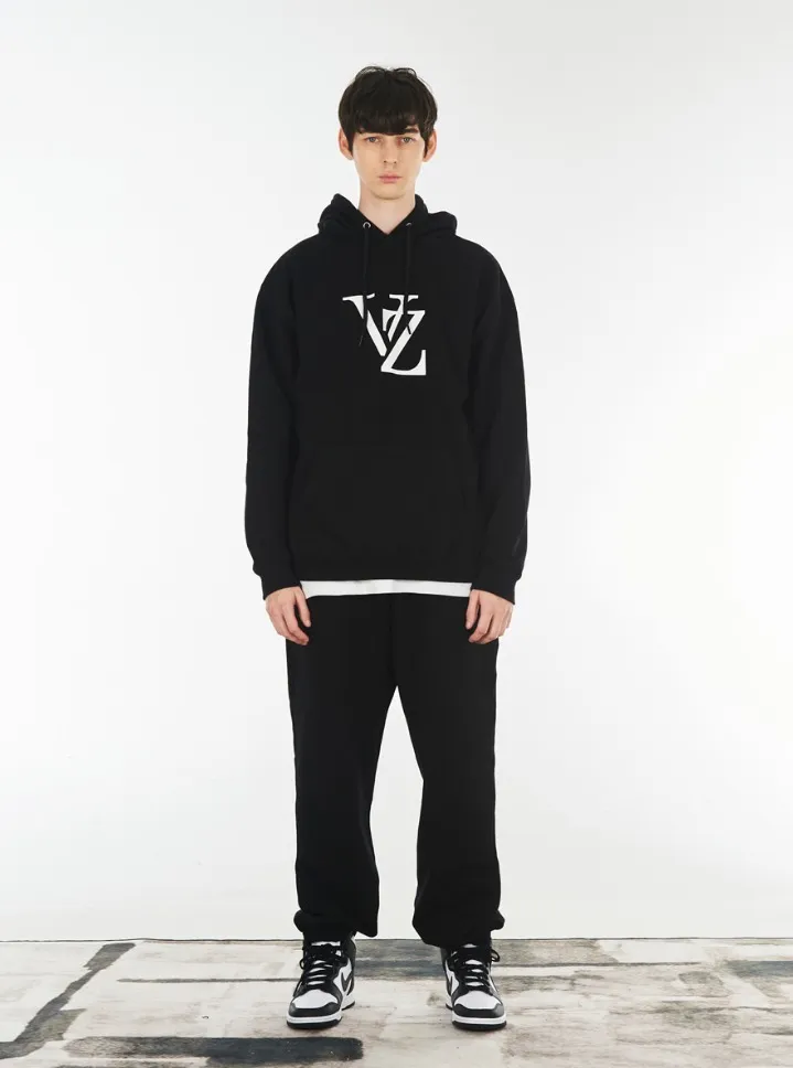 VARZAR  |Unisex Street Style Long Sleeves Cotton Logo Hoodies