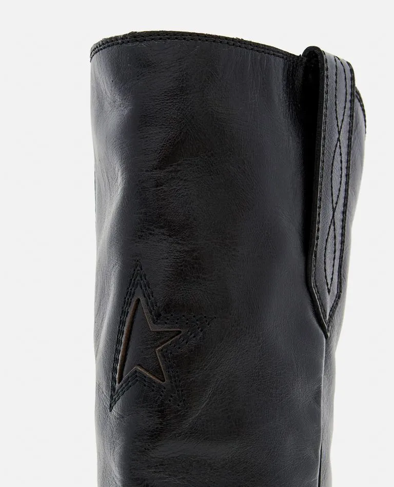 WISH STAR LEATHER BOOTS